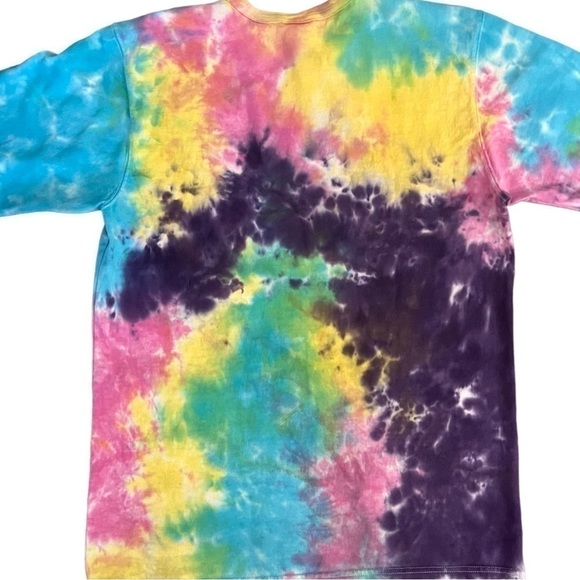 𝅺CHAMPION Men’s Tie Dye Short Sleeve Tee Size Large - Picture 2 of 4